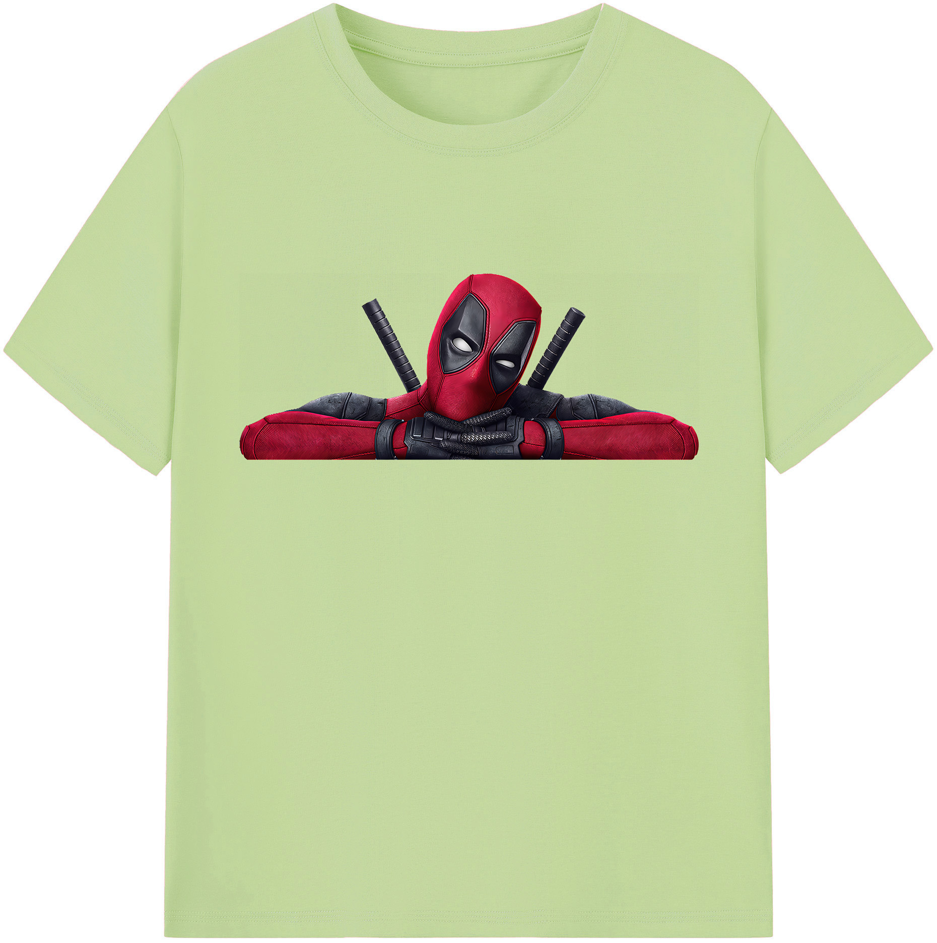 （画像用） Deadpool デッドプール 綿100％半袖Tシャツ（フロントプリント）